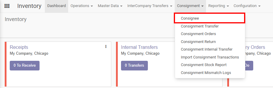 create-consignee-menu